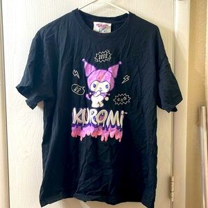Hello Kitty and Friends x Forever 21 Kuromi Graphic T-Shirt, Size Small, Black